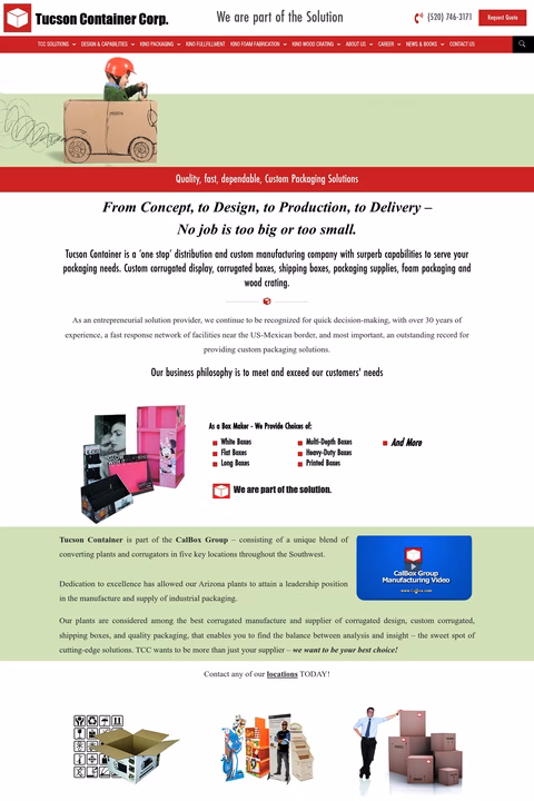Tucson-Container Homepage 1440px