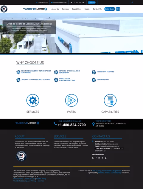 Turbineaero Homepage 1440px