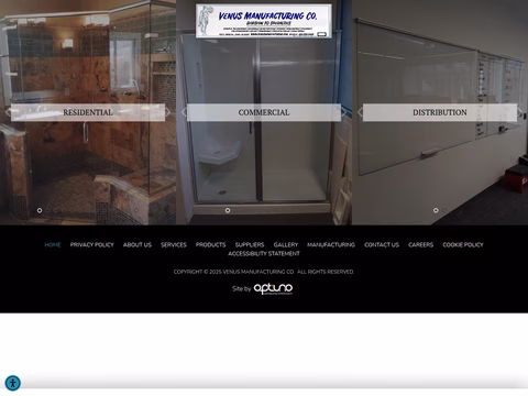 Venus-Manufacturing-Company Homepage 1440px