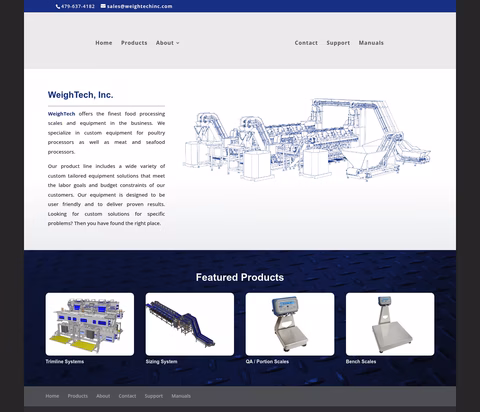 Weightech Homepage 1440px