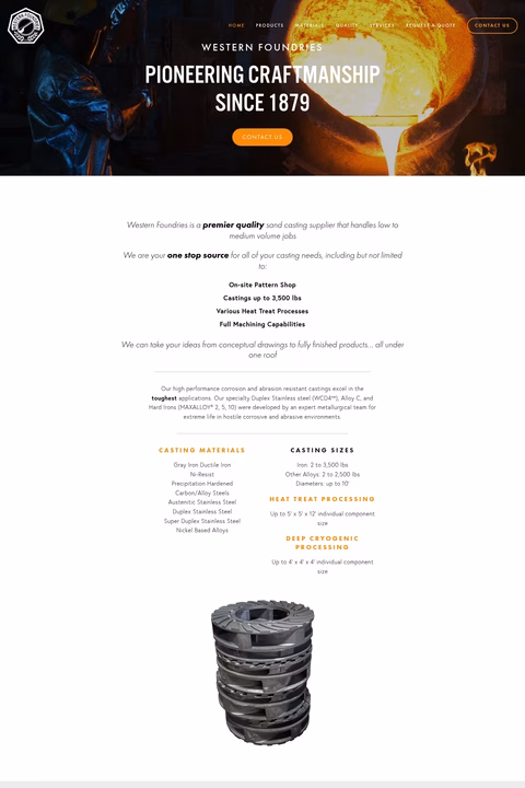 Western-Foundries Homepage 1440px