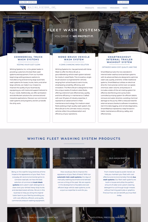 Whiting-Systems-Inc Homepage 1440px