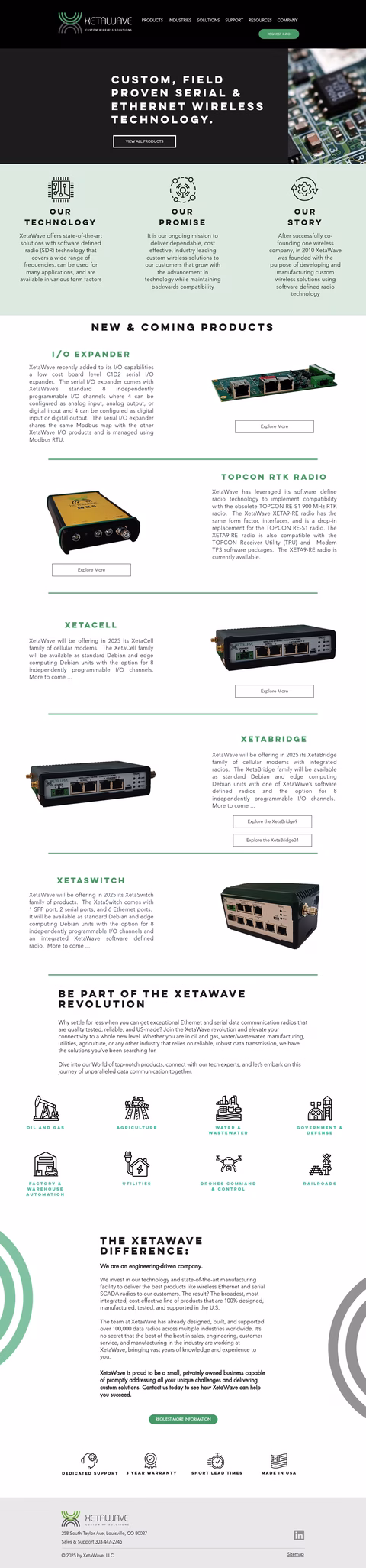 Xetawave Homepage 1440px