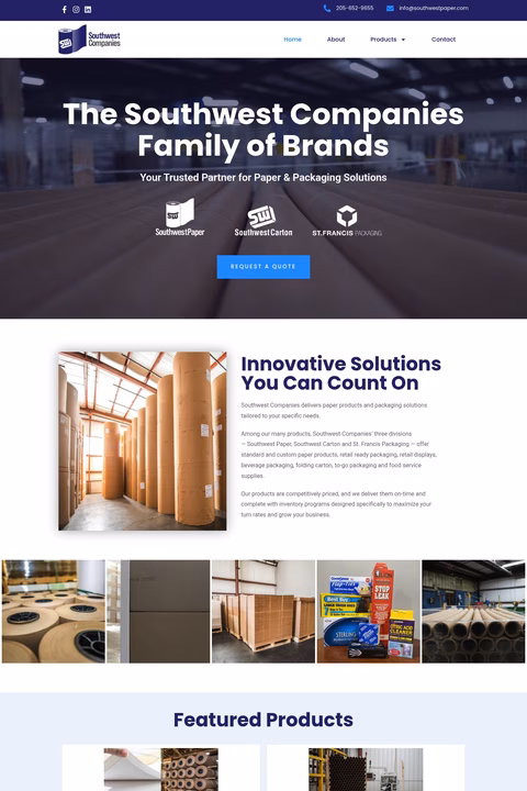 Southwest-Companies Homepage 1440px