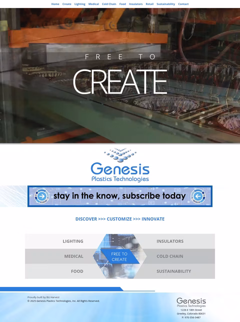 Genesis-Plastics-Technologies Homepage 1440px