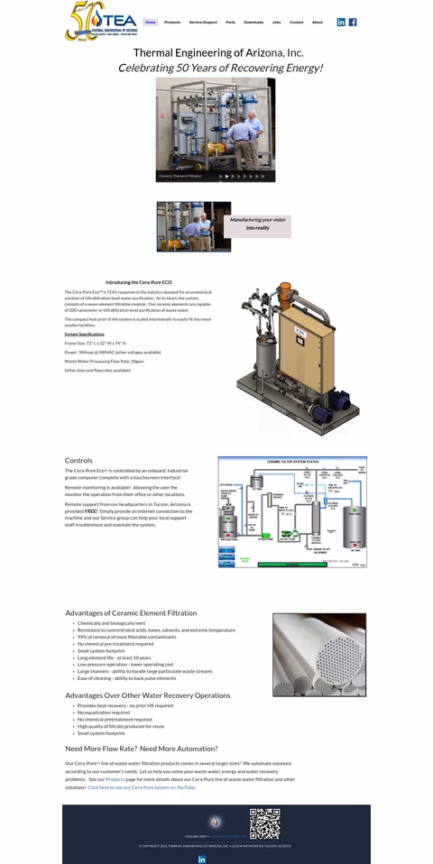 Thermal-Engineering-Of-Arizona Homepage 1440px