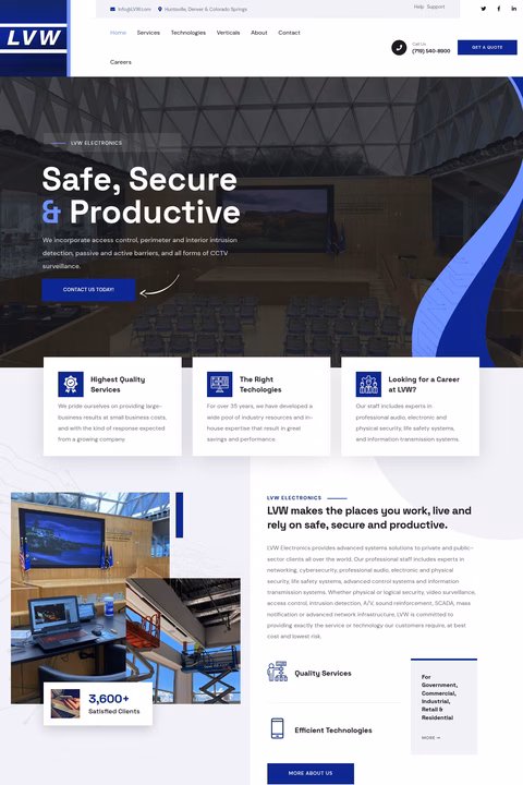 Lvw-Electronics Homepage 1440px