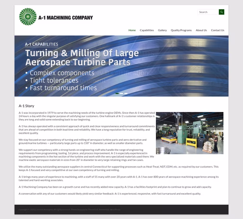 A1-Machining Homepage 1440px