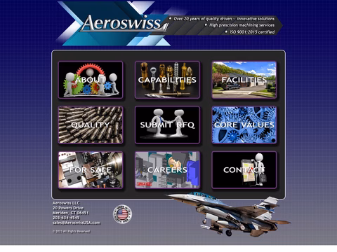 Aeroswiss Homepage 1440px