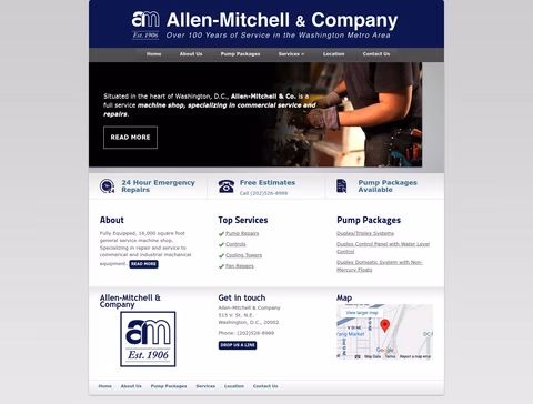 Allen-Mitchell-Company Homepage 1440px