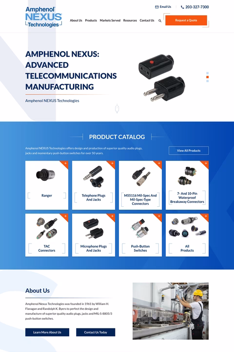 Amphenol-Nexus-Technologies Homepage 1440px