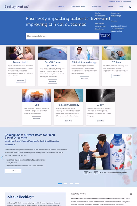 Beekley-Medical Homepage 1440px