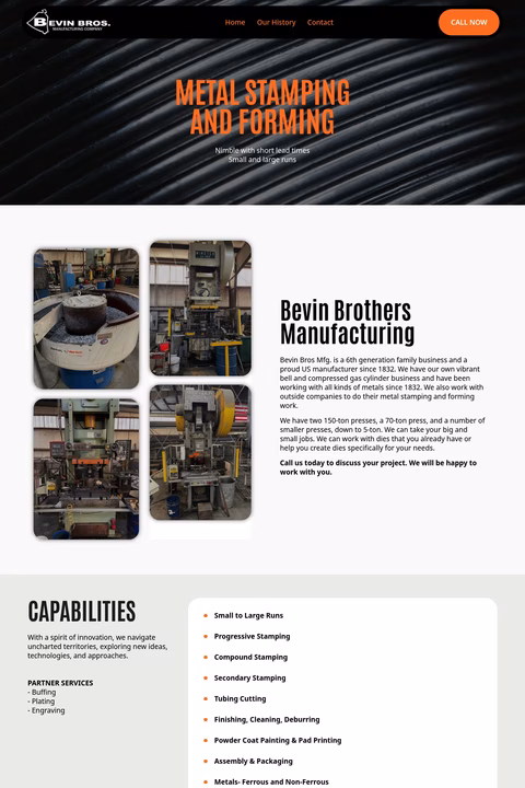 Bevin-Brothers-Manufacturing-Company Homepage 1440px