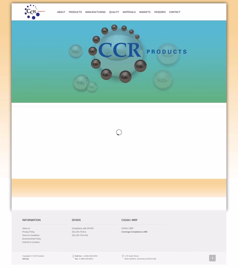 Ccr-Products Homepage 1440px