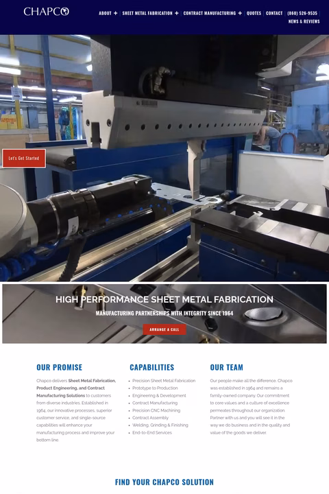 Chapco-Inc Homepage 1440px