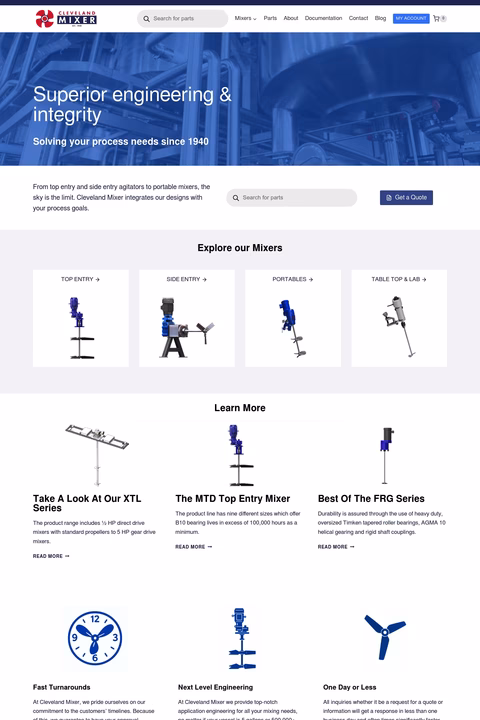 Cleveland-Mixer Homepage 1440px