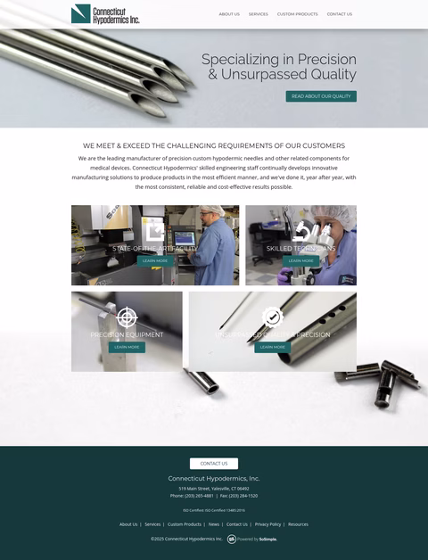 Connecticut-Hypodermics Homepage 1440px