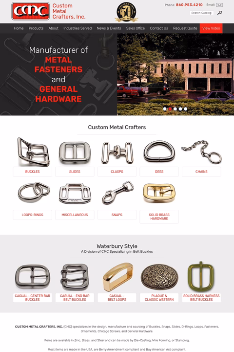 Custom-Metal-Crafters Homepage 1440px