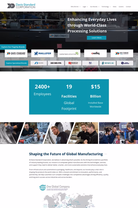 Davis-Standard Homepage 1440px