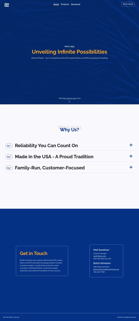 Deitsch-Plastic Homepage 1440px