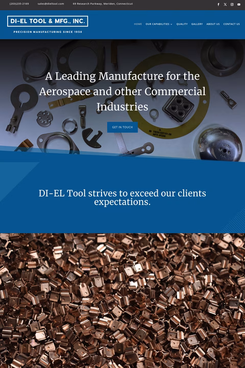 Di-El-Tool-Manufacturing Homepage 1440px