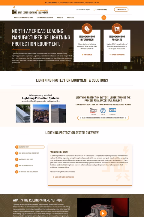 East-Coast-Lightning-Equipment Homepage 1440px