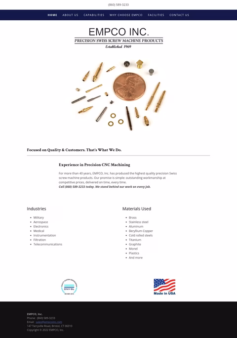 Empco-Inc Homepage 1440px