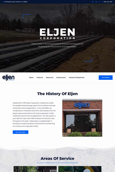 Eljen-Corporation Homepage 1440px
