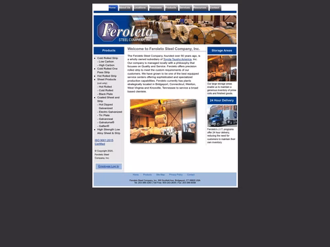 Feroleto-Steel-Company Homepage 1440px