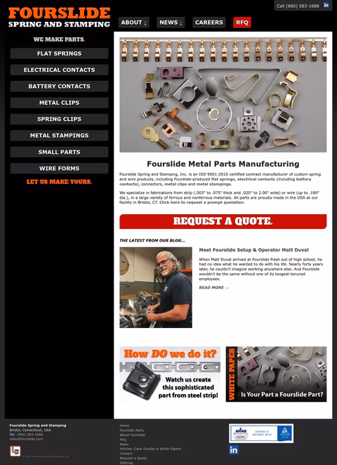 Fourslide-Spring-And-Stamping Homepage 1440px