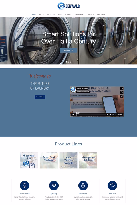 Greenwald-Industries Homepage 1440px