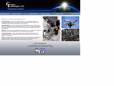 Gregor-Technologies Homepage 1440px