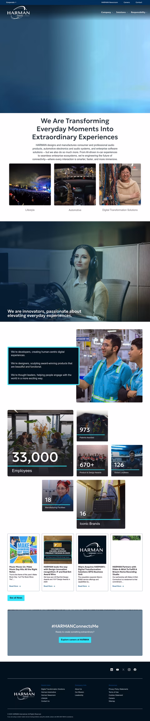 Harman-International Homepage 1440px