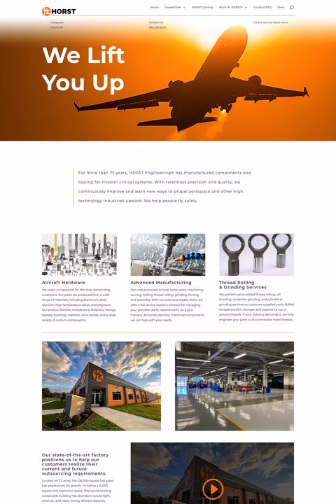 Horst-Engineering Homepage 1440px