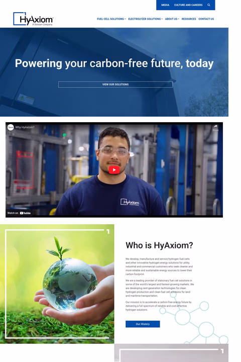 Hyaxiom Homepage 1440px
