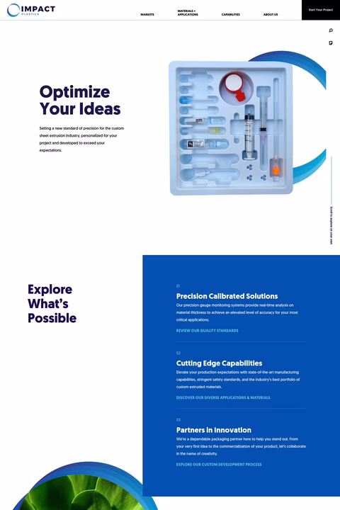 Impact-Plastics Homepage 1440px