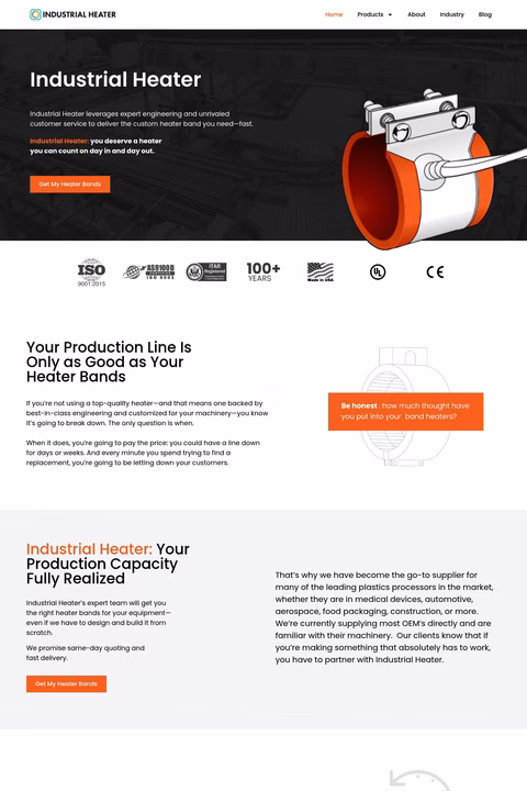 Industrial-Heater Homepage 1440px