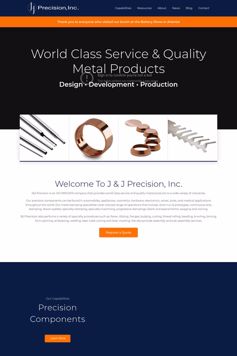 J-J-Precision Homepage 1440px