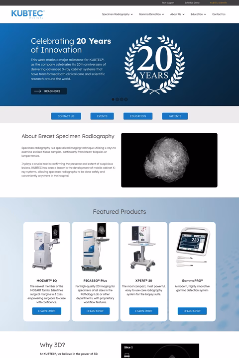 Kubtec Homepage 1440px