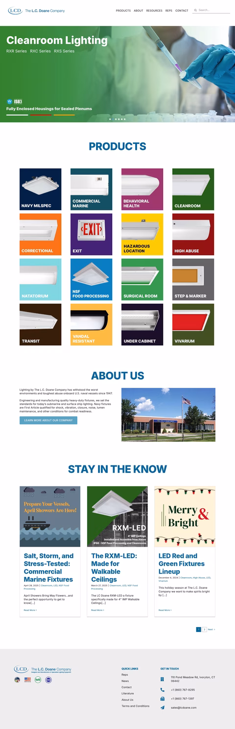 L-C-Doane-Company Homepage 1440px