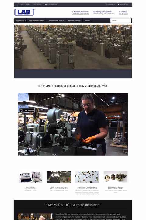 Lab-Security-Systems Homepage 1440px