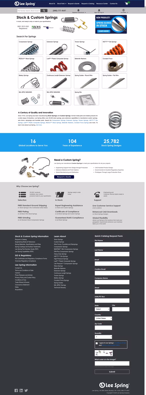 Lee-Spring Homepage 1440px