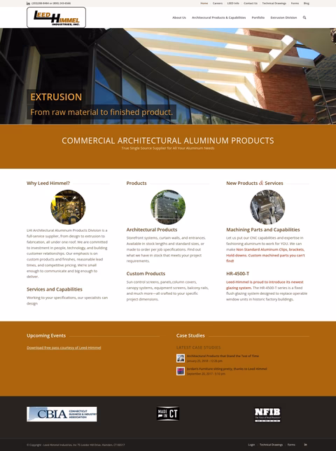 Leed-Himmel-Industries Homepage 1440px