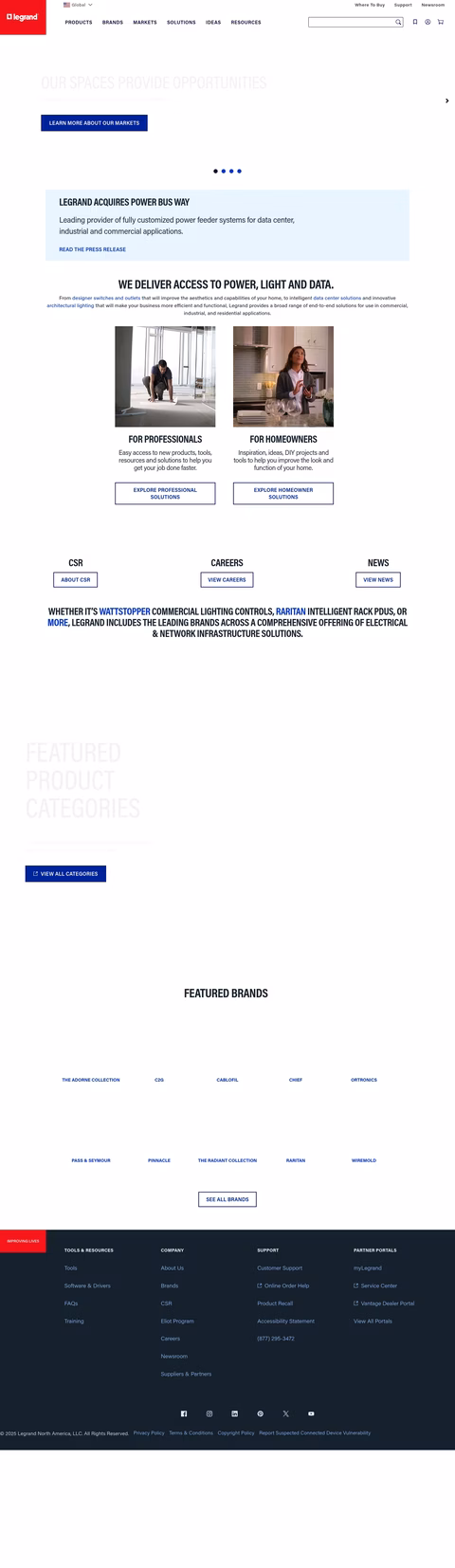 Legrand Homepage 1440px