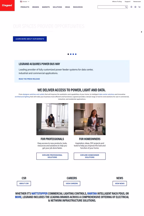 Legrand Homepage 1440px