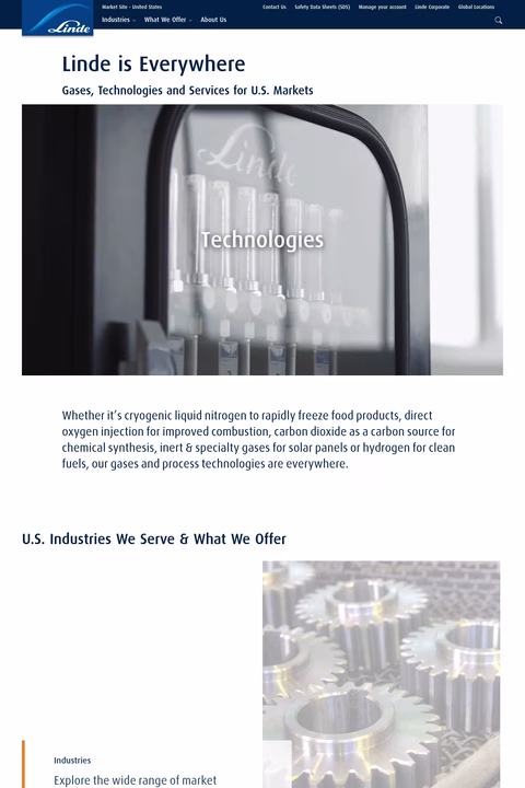 Linde Homepage 1440px