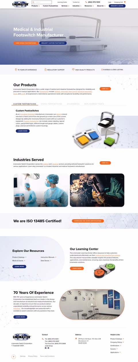 Linemaster-Switch Homepage 1440px