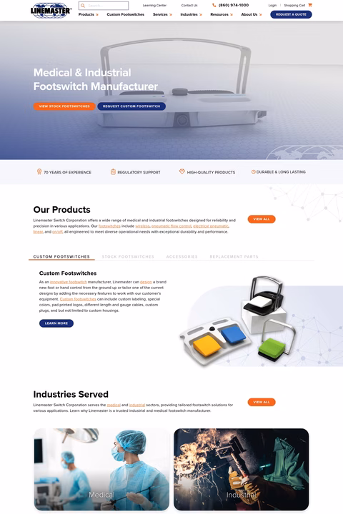 Linemaster-Switch Homepage 1440px