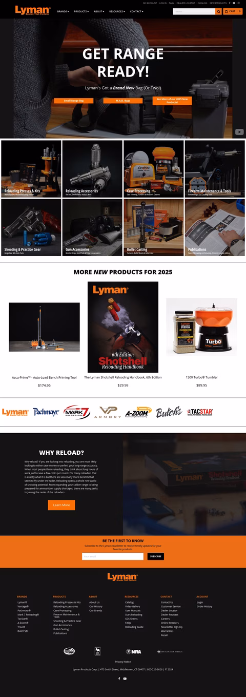 Lyman-Products Homepage 1440px
