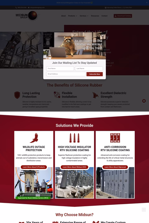 Midsun-Group Homepage 1440px